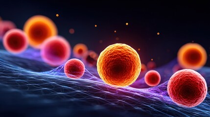 Poster - Glowing Quantum Particles Within Soft Foam and Biostructures