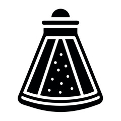 Poster - Clean flat salt flat landscape icon design for digital use