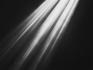 Wall Mural - Monochromatic Light Beam on Dark Background