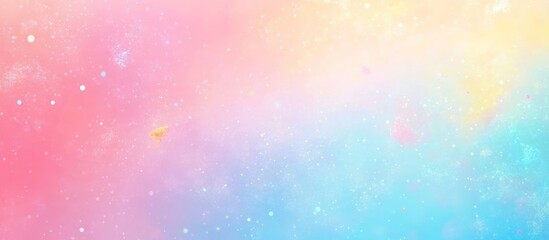 Wall Mural - Pastel Abstract Background with Soft Colors and Sparkles