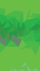 Leinwandbilder - Abstract green triangle polygon background perfect for web design graphic art elements