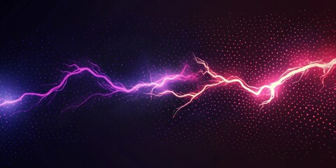 Wall Mural - Abstract Purple Pink Energy Wave Background
