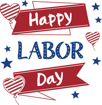 USA Labor Day Vector Art Illustration