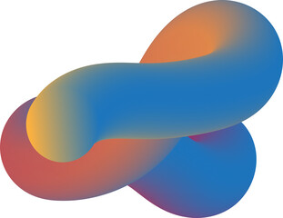 Poster - 3d rendered illustration of a colorful dna
