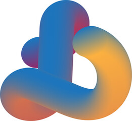 Poster - 3d rendered illustration of a colorful dna