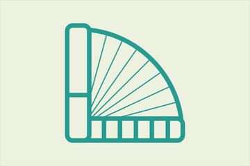 Poster - Color Palette icon. icon related to UI elements. suitable for web site, app, user interfaces,element, printable etc. line icon style. simple vector design editable