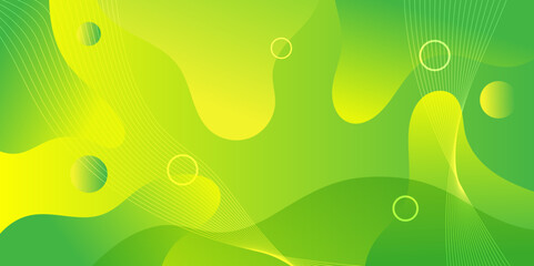 Poster - Gradient colorful fluid shapes background.