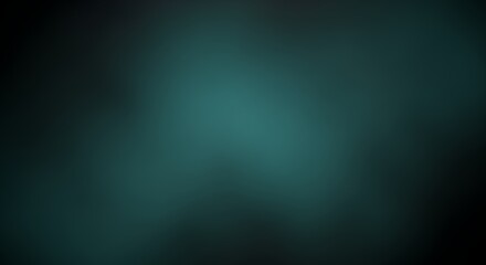 Leinwandbilder - Abstract Dark Teal Gradient Background for Creative Designs