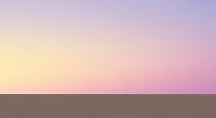Leinwandbilder - Gradient Sky Pastel Colors at Sunrise Background