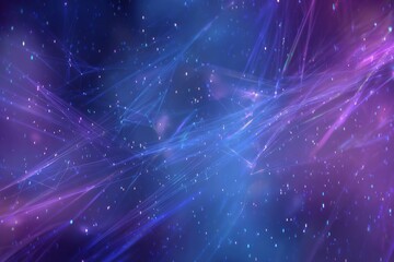Wall Mural - Abstract Cosmic Background with Blue Purple and Pink Swirling Nebula