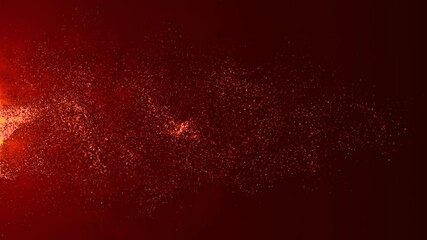 Wall Mural - a mesmerizing stunning stream of cosmic bright particles scattered in the vastness of dark space, ev