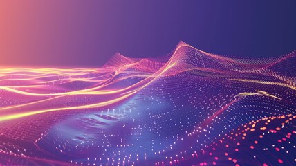 Poster - Wonderful picture colorful pink light sparkling particles scattered across space background, create abstract bokeh effect perfect for designs that aim to evoke a sense of energetic and fantasy. AIG53.