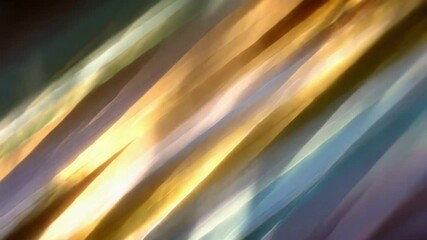 Poster - Chromatic Stream: An abstract capture of light and color, a flowing composition of radiant, textured beams in a display of artistic elegance.
