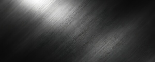 Poster - Abstract background with white black gradient, texture. Digital artwork with light, shadow. Graphic design with metallic, smooth surface, scratchy grunge effect. Perfect for modern website design,