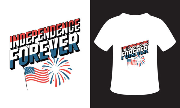 T-Shirt Design Motivational Writing For Patriotism