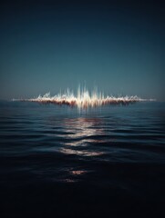 Fototapete - digital sound wave