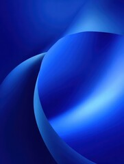 Poster - abstract blue background with smooth curved shape by blue color with blurred lines and subtle gradient effect , curve, design, abstract