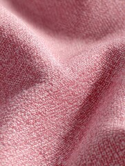 Poster - Soft pink fabric texture close-up