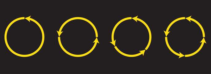 Fototapete - Refresh icon set. Reload icon, Update icon, convert icon set. White background. Vector illustration.