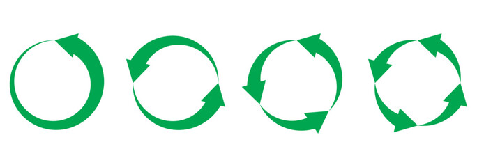 Fototapete - circle arrow icon set. Blue circular arrow icon, refresh, reload arrow icon symbol sign. Blue Reload vector icon set. repeat vector. restart or reset sign. Repeat cycle symbol. Blue rotation arrow.