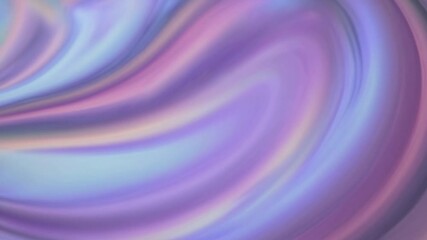 Poster - Smooth elegant iridescent holographic neon animation looping background with flowing lines and waves creating a mesmerizing and relaxing visual experience