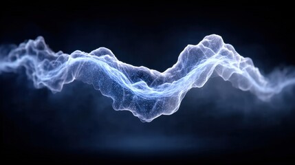 Poster - Cinematic Close-Up of Quantum Dust Particles in Ethereal Lighting
