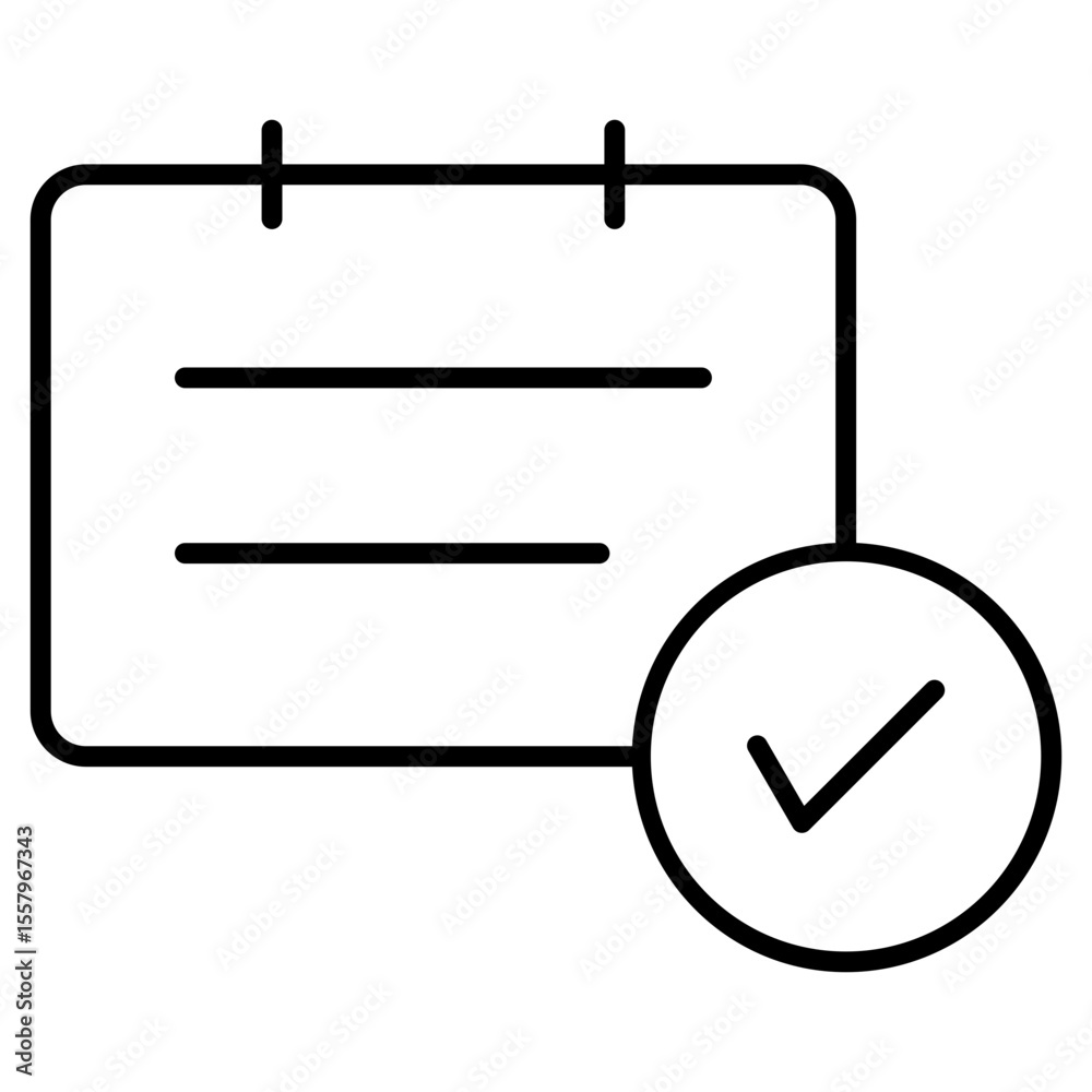 class schedule, calendar, timetable, schedule, education icon Stock ...