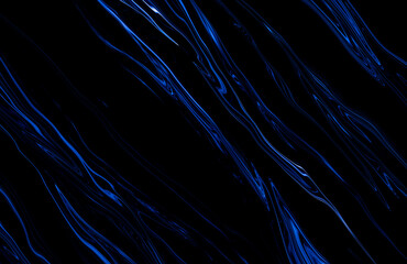 Aufkleber - Marble rock texture blue ink pattern liquid swirl paint black dark that is Illustration background for do ceramic counter tile white that is abstract waves skin wall luxurious art ideas concept.