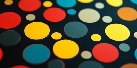Leinwandbilder - geometric dot patterns with clean lines and vibrant colors, perfect for modern, playful designs.