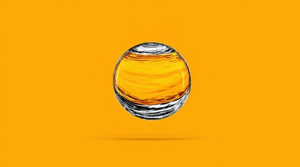 Poster - A sphere of liquid, seemingly in mid-air, against a bright background.