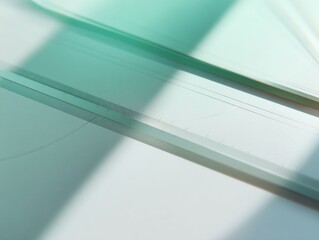 Aufkleber - Minimalist Mock Draft Template with Rulers and Precision Tools on Clean Workspace for Creative Planning and Concept Development in Modern Design
