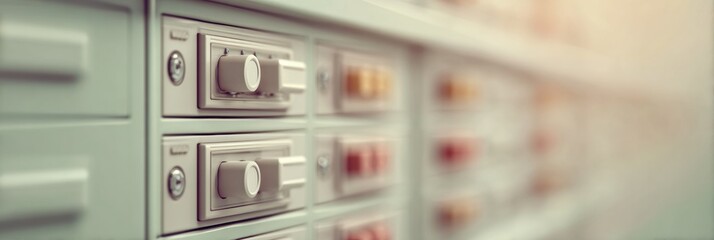 Poster - Modern Storage Array with Multiple Disk Drives in Data Center Rack Focused on Secure High-Capacity Servers for Enterprise Cloud Solutions and Reliable Data Management