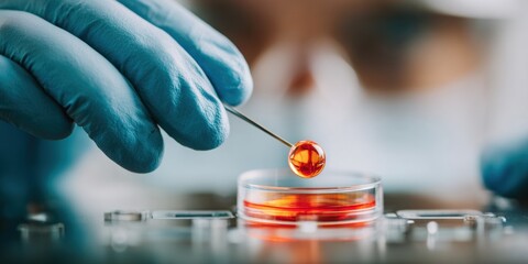 Poster - Quantum Sensor with Germanium Semiconductor and Laser Emitters on Laboratory Bench Showcasing Optoelectronic Innovation for Advanced Technology