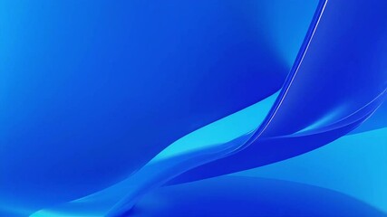 Poster - Abstract Blue Liquid Flowing Design Video