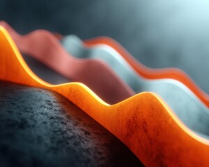 Poster - Futuristic Data Visualization with Glowing Digital Graphs and Algorithmic Patterns for Business Forecasting and Intelligent Predictive Modeling