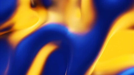 Poster - Abstract Flowing Colors of Fire and Smoke