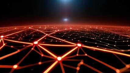 Poster - Abstract Network Connections in a Dark Space