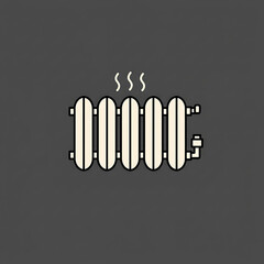 Poster - Vector Icon of A Black And with Modern Design, Black and White Style