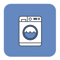 Poster - Vector Icon of A Washing Machine with Modern Design, Flat Style