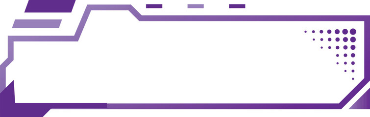 Poster - Gaming overlay border frame panel graphic