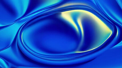 Aufkleber - Dynamic Blue Abstract Flowing Design Video