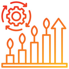 Poster - Sustainable Development Line Gradient Icon