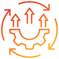 Poster - Continuous Improvement Line Gradient Icon