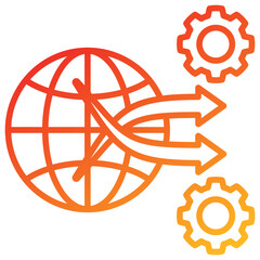 Poster - Transformation Line Gradient Icon