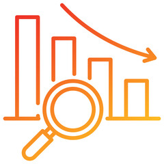 Poster - Analysis Line Gradient Icon