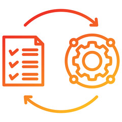 Poster - Implementation Line Gradient Icon
