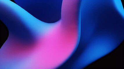 Aufkleber - Abstract Gradient Transitions of Blue and Purple Hues