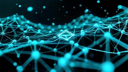 Poster - Abstract Network of Turquoise Connections