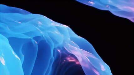 Poster - Abstract Flowing Colors in Motion