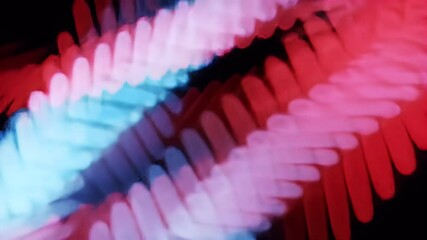Aufkleber - Abstract Blurry Light Trails of Red, Blue, and Pink